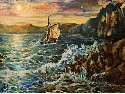 Картина "Фантазия на морскую тему"