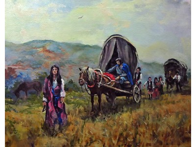 Картина "Цыганский табор"