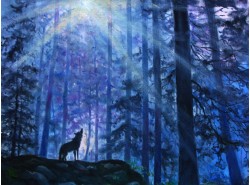 Картина "Песня волка".