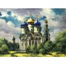 Картина "Троице-Сергиева Лавра.Успенский собор".