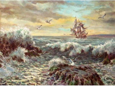 Картина "Морской прибой"