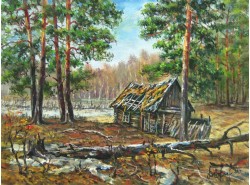  Картина "Лесной коттедж".
