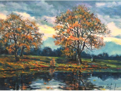 Картина "Ненастная осень"