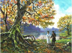  Картина "Встреча у озера".