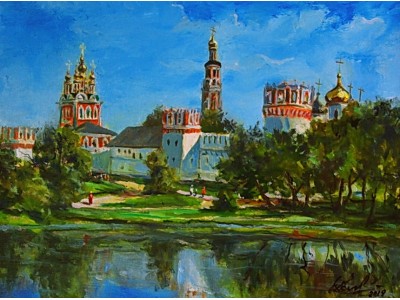 Картина "Новодевичий монастырь"